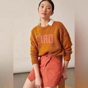 Clare V Ciao Pullover Sweater NWT